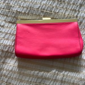 Hot pink Jcrew clutch